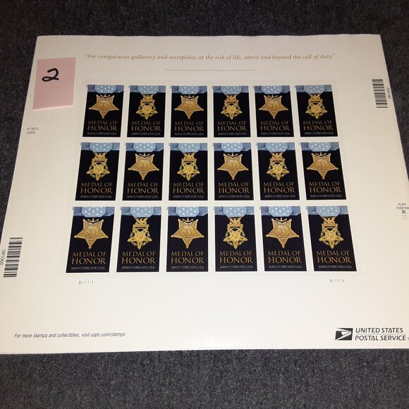 USPS Stamps * (2) Medal of Honor Folios * Kestrel, Christmas, Pledge & More * - Picture 4 of 15